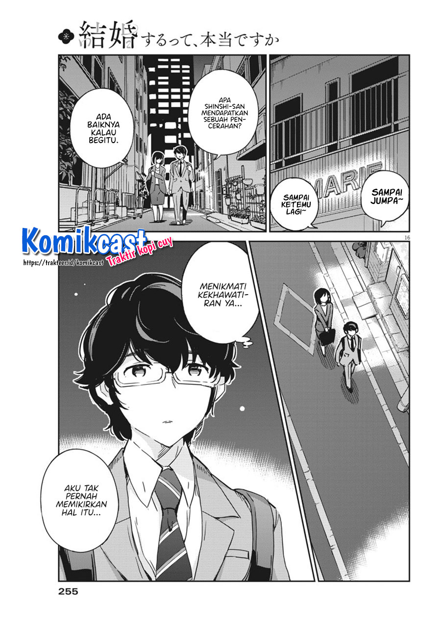 Kekkon Surutte, Hontou Desu ka? Chapter 57 Gambar 16